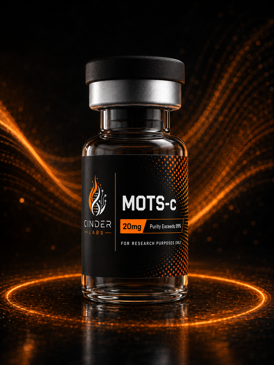 Cinder Labs MOTS-c research vial, 20mg